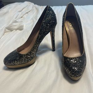Vince camuto glitter stilettos